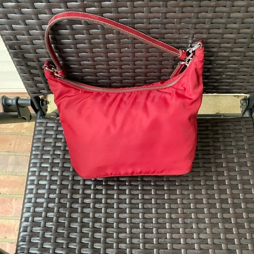 Prada Tessuto Nylon Mini Hobo Handbag